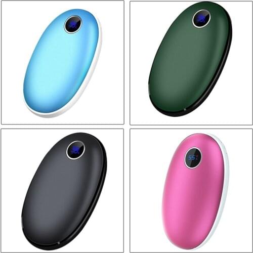 Mini Hand Warmers Hothands USB Charging 10000MAh Power Bank Electric Portable Pocket Flashlight Heate,Winter Gifts