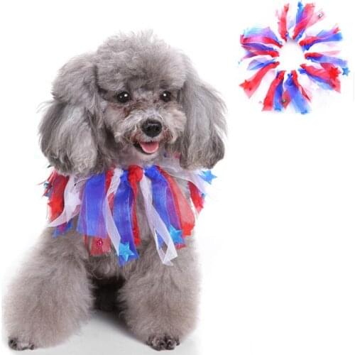 Cute Dog Colorful Tassel Collar Christmas Ribbon Decorative Pumpkin Pet Dogs Collar Halloween Festival Costume For Small Dog Cat