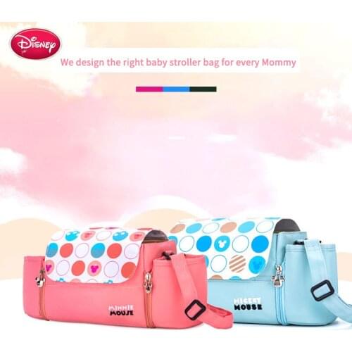 New Disney Diaper Bag Backpack Baby Bags for Mom Portable Travel Wet Nappy Boy Girl Diaper Organizer Wave Point Pram Wheelchairs