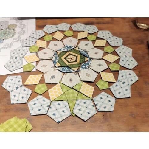 Pack of Paper Pieces Quilting Rulers and Templates for Patchwork Sewing Quilting Come with a Gift Bag