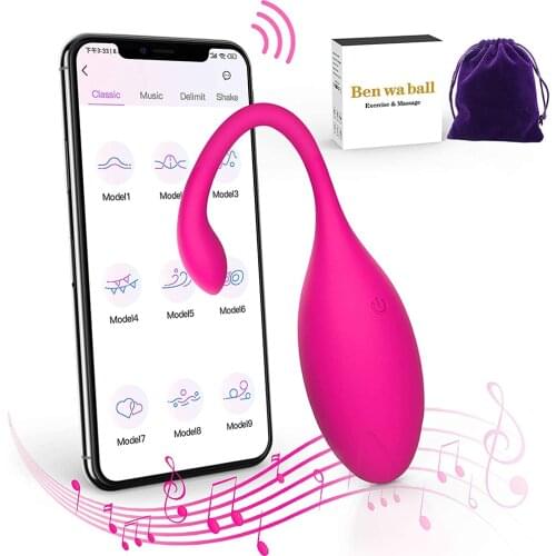 Bluetooth APP Vibrator Wireless Remote Control Vibrating Egg G spot Clitoris Stimulator Vagina Kegel Ball Vibrators Sex Toys