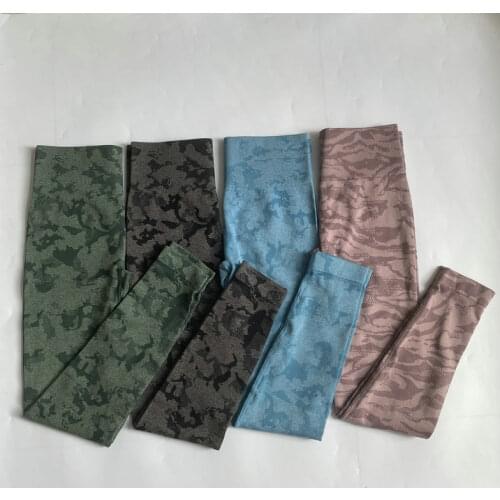 3rd Edition Camo Seamless Leggings Women Gym Yoga Compression High Waist Sports Pants Athletic Exercise Fitness Booty Activewear