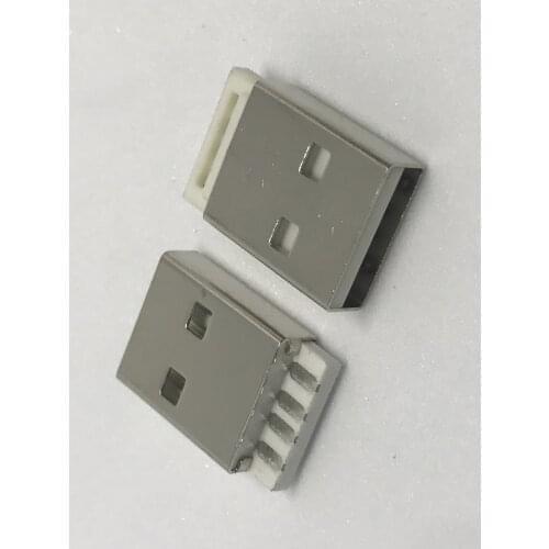 10PCS NEW USB 2.0 4pin Type A Male 4 Pin Plug Connectors usb-A Tail Socket