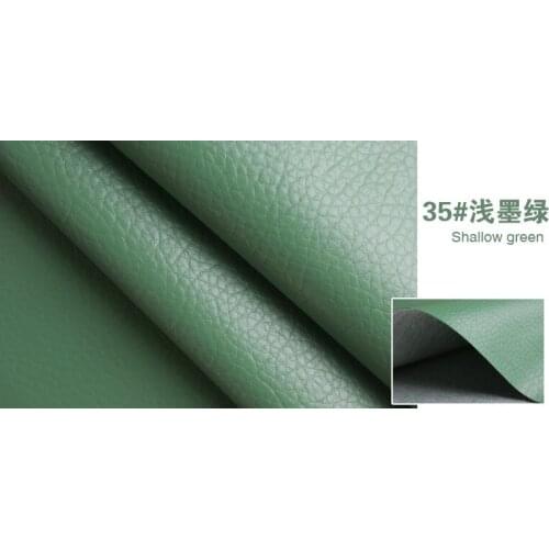 35# High Quality PU Leather fabric like leechee for DIY sewing sofa table shoes bags bed material (138*100cm)