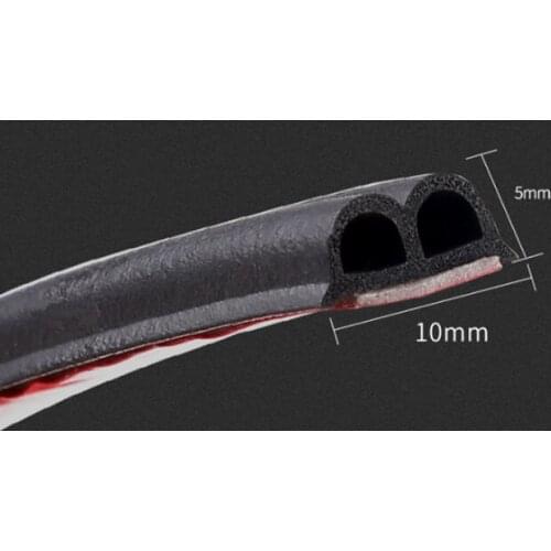 5M Automotive Rubber Seal Strip Sticker B Shape for Mini Cooper R52 R53 R55 R56 R58 R59 R60 R61 Paceman Countryman Clubman coupe