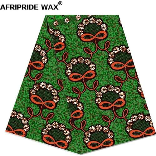 African ankara fabric high quality wholesale african flower 100% cotton real wax brocade fabric for clothing A18F0667