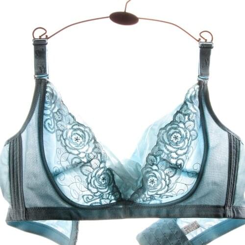 Plus Size Bras For Women Ultra-thin Push Up Brassiere BH 90 95 100 BCD Cup Bralette Sexy Underwear Women Underwire Soutien Gorge