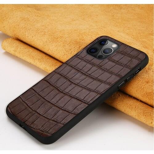 Genuine Leather Cases for iphone 12 Pro Max 12 Mini X XR XS XS max 11 Pro Max 6S 6 7 8 plus SE 2020 Stone Grain 360 Full Cover