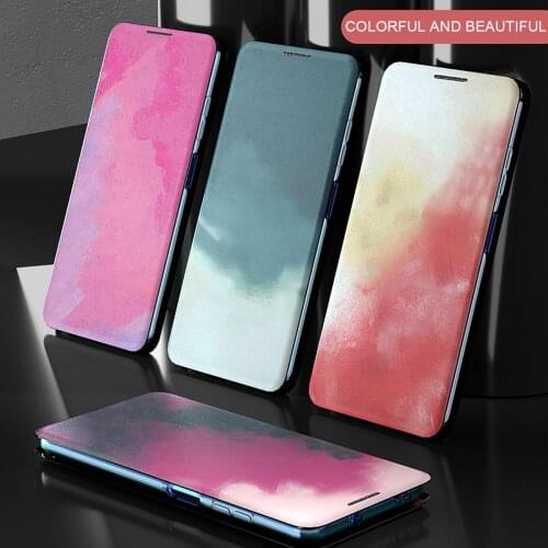 Watercolor Colorful Gradient Phone Back Case For Xiaomi Redmi Note 10 Pro Max 10s 9 9s 9t 9c 9a 8 8t 7 2021 4G 5G Poco M3 X3 Nfc