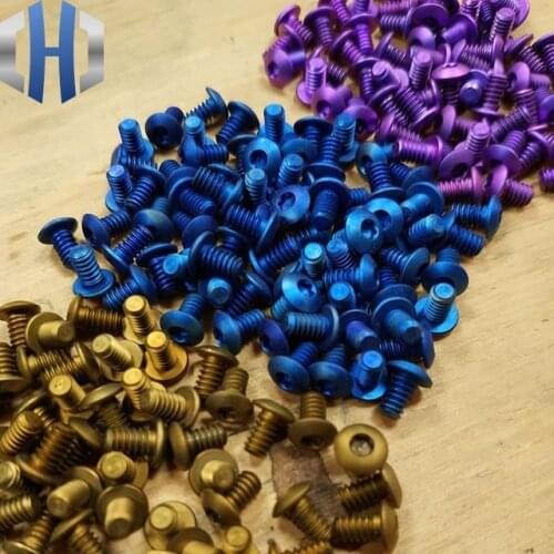 Flashlight Titanium Alloy Screw Back Clip Steel Flame Steel Flashlight Screw Back Clip