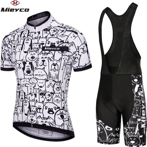 Mieyco 2020 Summer Pro Short Sleeve Cycling Jersey Set Skull Retro Men Short Sleeve Cycles Shirt Suit Team Ropa De Ciclismo Race