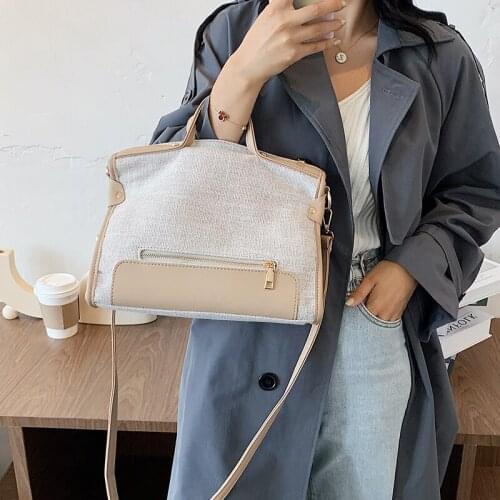 High Quality Women Canvas Handbags Large Capacity Ladies Shoulder Crossbody Bags for Women Fashion Female Tote Messenger Bags
