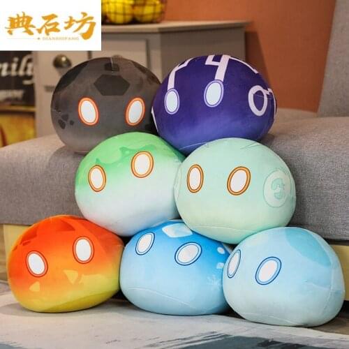 STOCK Game Genshin Impact Pillow Cushion Pillow Super Cute Gift Bedroom Ornaments 2021 New