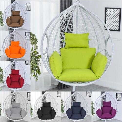 Balcony Swing Basket Seat Cushion Outdoors Detachable Patio Garden Lounge Chair Cushion Pads No Swing Chair