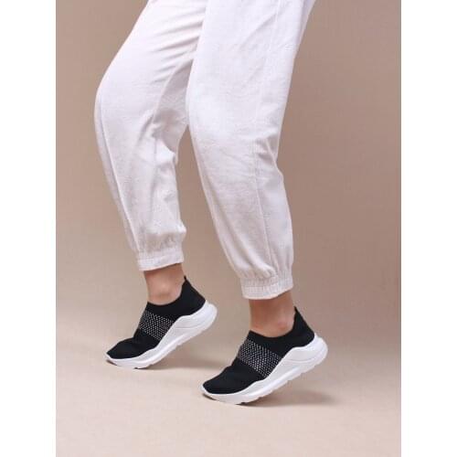 Womens Black Knitwear Stone Casual Casual Sports Shoes 2021 Summer Season