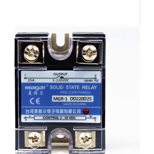 Mager SSR 25A 24V DC-DC Solid State Relay MGR-1 DD220D25