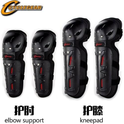 Motorcycle protective gear shatter-resistant protective gear knee pads elbow four-piece suit cross-country riding knee K10H10