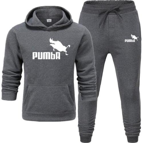 Men Hooded Sweatshirt Suit Running Track Suit Men Pullover Shirt Sports Suit Winter 2Piece Set Casual Wear Sportswear Jacket