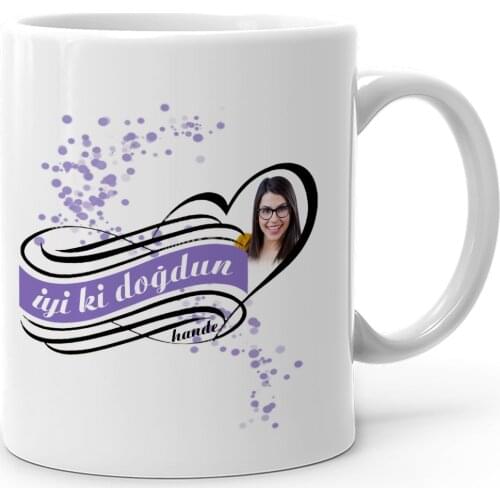 Personalized Photo Happy Birthday White Mug Cup-4