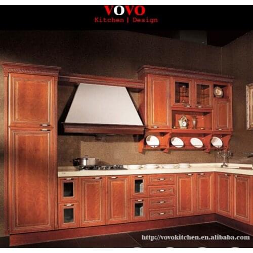 Residental kitchen cabinet cherry color