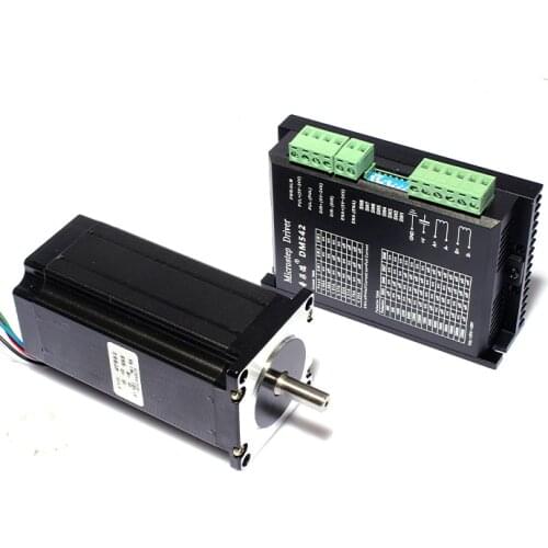 57BYG250D Stepper Motor Step Angle 1.8 3A 2.5N.M Torque Stepper Motor, Match DM542 Motor Driver 4.2A