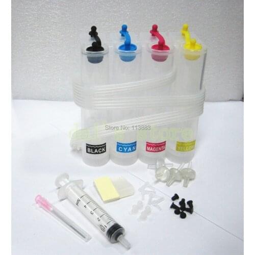 Continuous Ink Supply System Universal 4Color CISS kit with accessaries ink tank for HP Canon epson brother printers