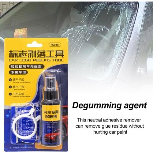 60ml Degumming Agent Paint Car Adhesive Remover No Leaking Dissolving Surface Sticker Removal Spray Gunk Cleaner