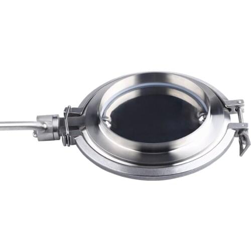SS316 Powder Butterfly Valve Sanitary Manual Stainless Steel Pneumatic Powder Valve Tank Bottom Discharge Valve
