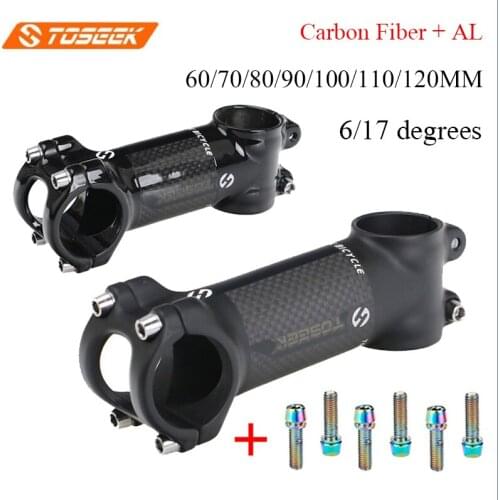 Mountain Bike Stems 31.8MM Ultralight Stems mtb power Gloss/Matte Bicycle Handlebar Stem 60-120mm for XC AM Road cycling parts