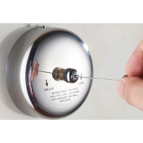 3m Clothes Drying Rack Rope Home Storage Stainless Steel Retractable Clotheslines Clothes Dryer Organiser Laundry Hanger WF