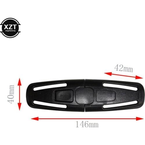 1pcs Black For Car Baby Safety Fixed Lock Seat Clip Buckle Safe Strap Latch Harness Chest Child Toddler Clamp clips