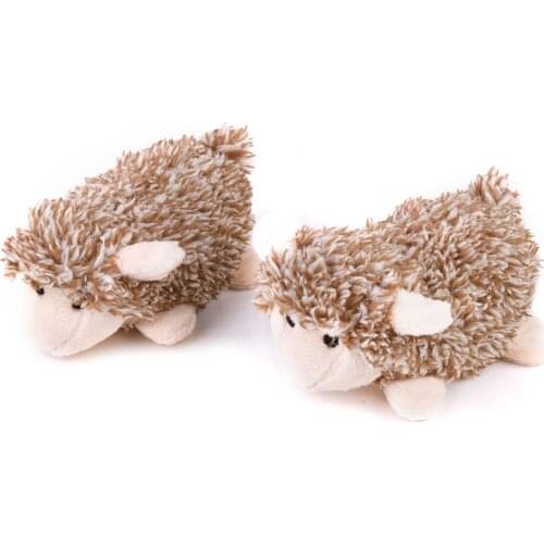 2Pcs Pet Chew Toys Plush Hedgehog Sheep Dog Sound Toys Dog Squeak Toys Dog Interactive Toys
