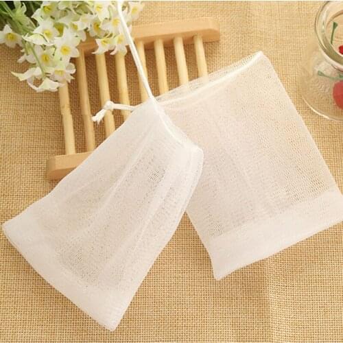 500pcs Soap Mesh Soap Foaming Net Bubble Mesh Bag Skin Clean Tool Comfortable Hot 2017 LXY9