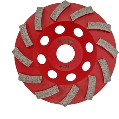 SHDIATOOL 4.5"diamond grinding Turbo wheel for concrete material, masonry 115mm diamond Segmented grinding disc