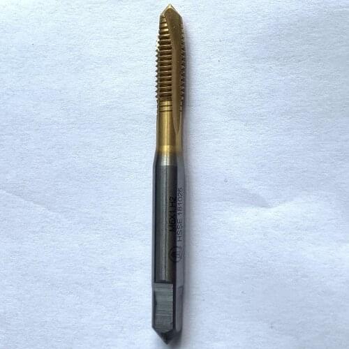 Right Hand Apex Tap M6*1.0 Cobalt Alloy Titanium Coated Spiral Pointed Tap Flute ,Use For Stainless Steel Very High Quality