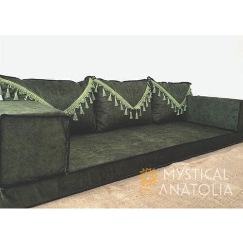 Arabic Floor Seating Living Room Furniture Couches Jalsa Majlis Traditional Arabian Hookah Lounge Home Decor Bench Cushion