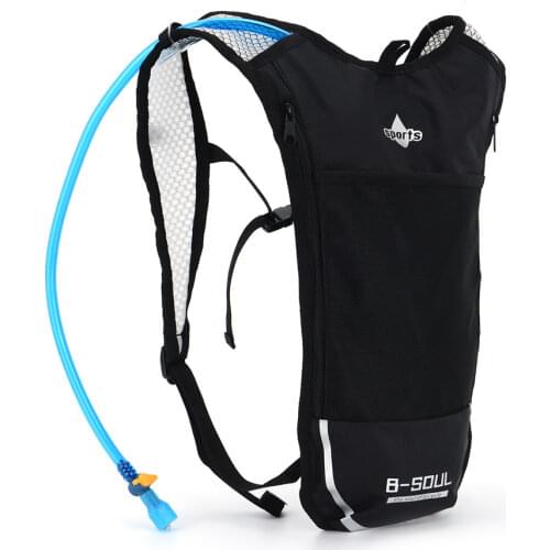 B-SOUL Ultralight Cycling Backpack Running Vest Bag Breathable 5L Large Capacity Portable Hydration Pack With 2L Water Bag