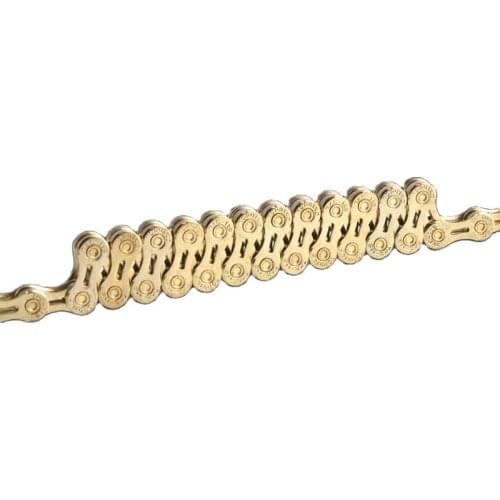 MTB Road Bicycle Bike Chain 9S 10S 11S Hollow Ultra Light 9/10/11 Speed 116L Chain Bike Compatible for Shimano/SRAM