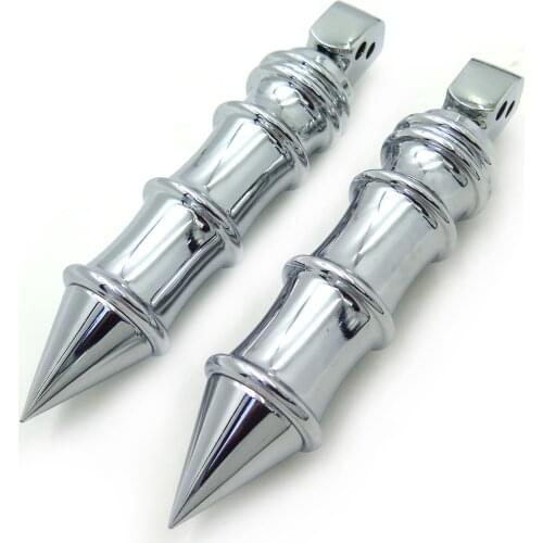 For 1998-2015 Yamaha V-Star 650 (Rear) Virago 250 (Rear) Aftermarket free shipping motorcycle parts Spike Passenger Foot Pegs