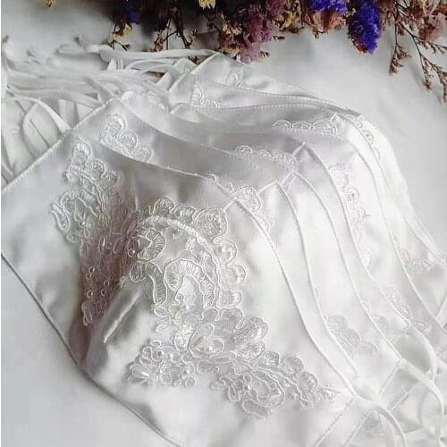 Elegant Shiny Lace Wedding Mask Decoration Face Accessories Cover Face Bridal Mask