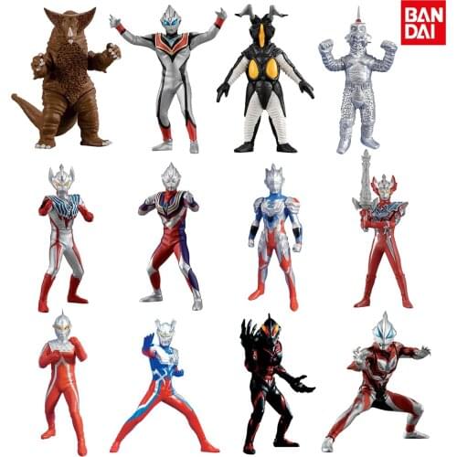 Bandai Genuine Gashapon Toys HG Ultraman Taiga Tiga Geed Belial Zero Seven Zetton Gomora Windom Action Figure Model Toys