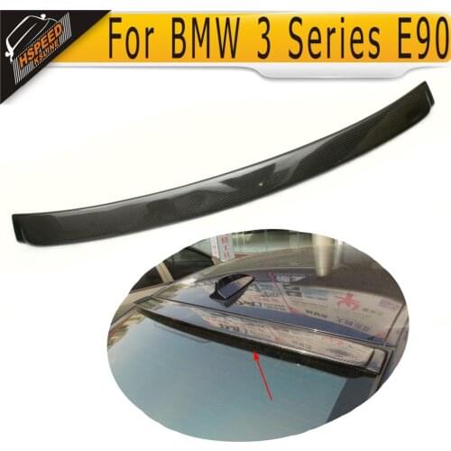 Carbon Fiber car roof lip spoiler for BMW 3 Series E90 2005 2006 2007 2008