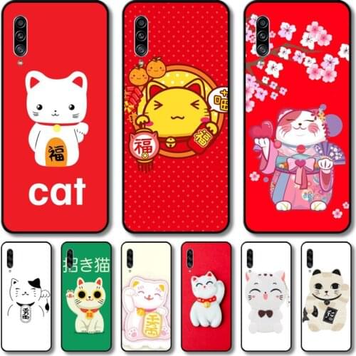 Cute Plutus cat Phone Case Hull For Samsung Galaxy M 10 20 21 31 30 60S 31S Black Shell Art Cell Cover TPU