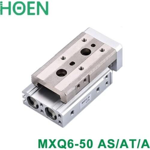 MXQ6-50 MXQ Pneumatic Slinder Cylinder MXQ6-50A 50AS 50AT 50B Air Slide Table Double Acting 6mm Bore 50mm Stroke