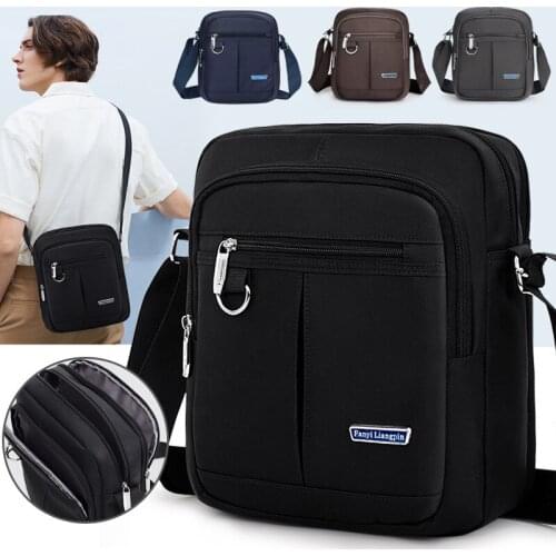 Top Quality Nylon Mens Shoulder Bags Casual Men Messenger Bag Fashion Purses and Handbags Luxury Designer Business Male Bags