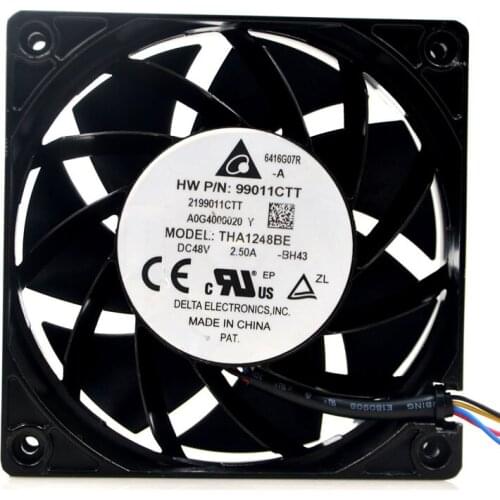 New original THA1248BE 48V 2.50A 12038 12cm 48V ultra violence aluminum frame fan