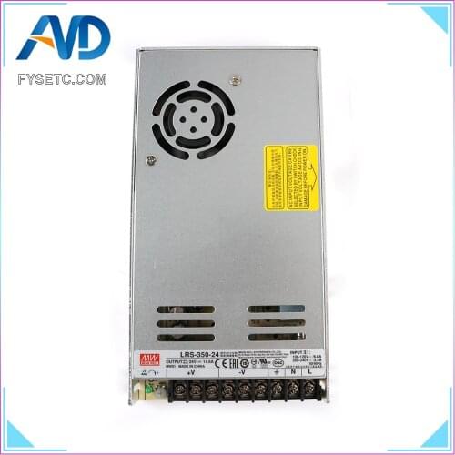 Top Quality Power Supply Mean Well LRS-350 Series Guaranteed Genuine 350W 24V PSU For ENDER-3 CR10 DIY Prusa 3D Printer Parts
