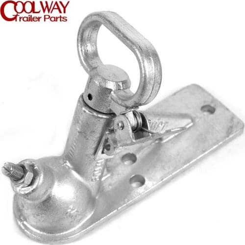 2000KGS 4 Holes Casting Trailer Coupler Coupling AU Style Connector Fits 50mm Hitch Ball RV Camper Caravan Accessories Parts