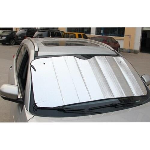 Car sunscreen insulation sunshade shield front gear summer universal car front windshield sunshade reflective pad