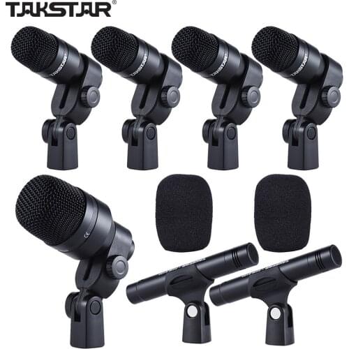 TAKSTAR DMS-D7 Excellent audio Professional Musical Instruments Drum Set Wired Microphone Mic Kit